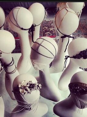 Colette Malouf Starburst Headstrap #coachella